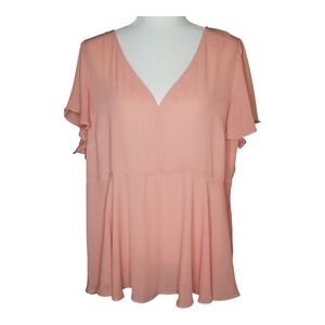 Torrid Peach Blouse
